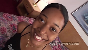 African-American teen with a large posterior in an adult video