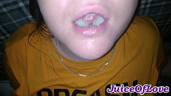 A collection of amateur cums on tits and mouths